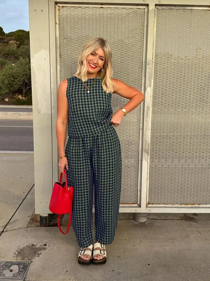 Comfortable Summer 2 Piece Pajama Set - OutfitLondon