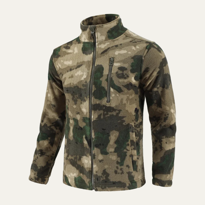 Men's Thermal Camo Fleece Zip Jacket