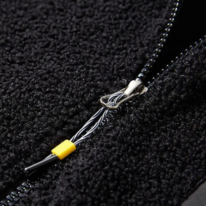 Thick Warm Men's Fleece Zipper Winter Jacket