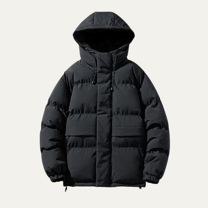 Insulated Men's Hooded Puffer Coat
