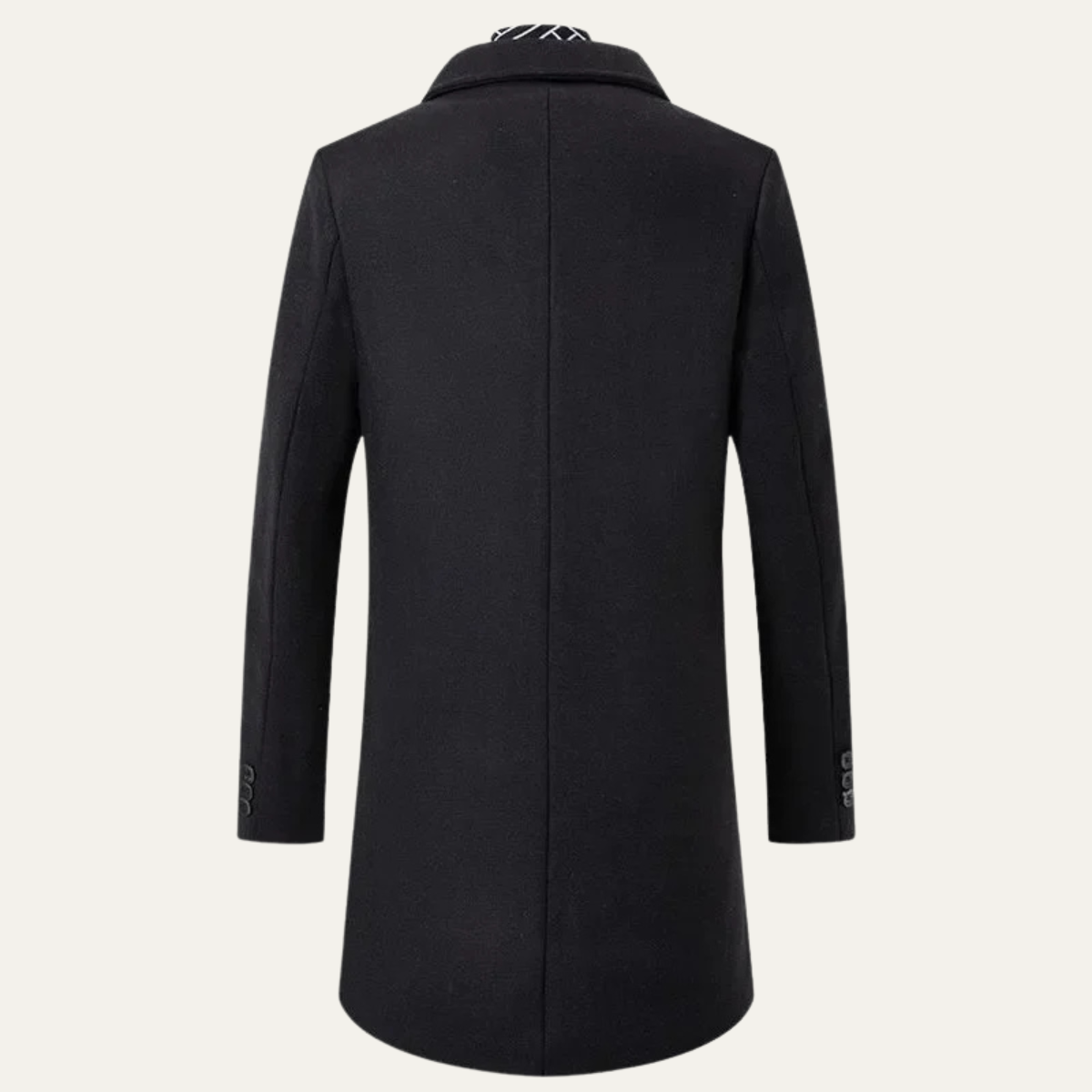Luxury Mens Wool pea Coat for Winter
