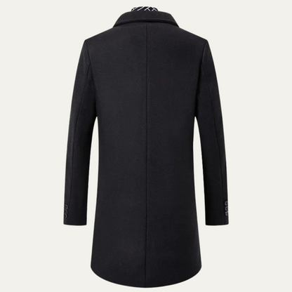 Luxury Mens Wool pea Coat for Winter