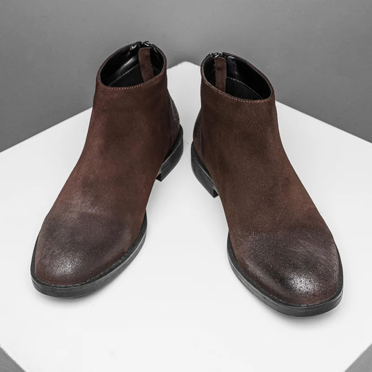Classic Men's Suede Ankle Chelsea Boots