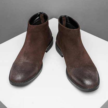 Classic Men's Suede Ankle Chelsea Boots