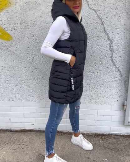 Lightweight Vest Style Puffer Jacket