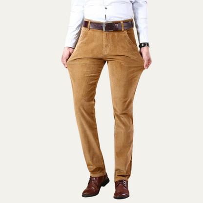 Stylish Men's Traditional Corduroy Pants