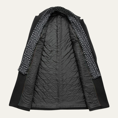 Luxury Mens Wool pea Coat for Winter