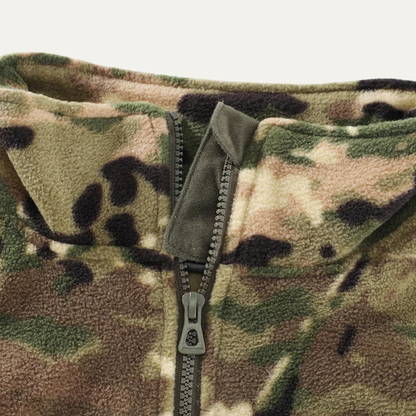 Men's Thermal Camo Fleece Zip Jacket
