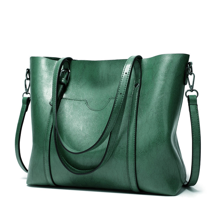 Luxury Leather Tote Handbag