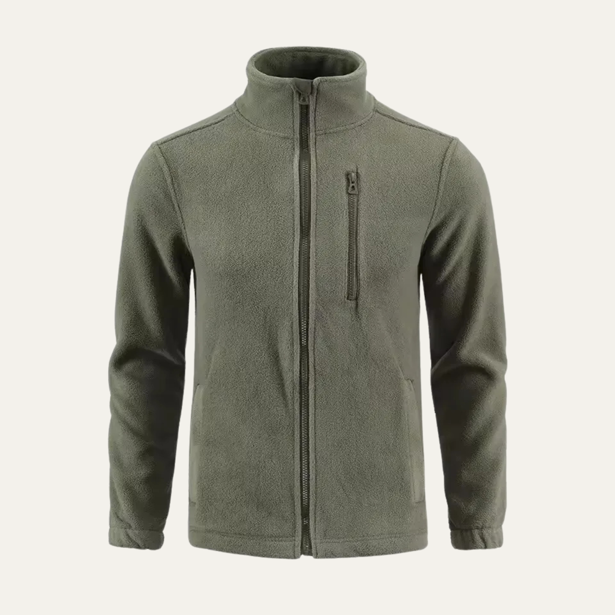 Warm Men's Full Zip Fleece Jacket - OutfitLondon