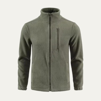 Warm Men's Full Zip Fleece Jacket - OutfitLondon