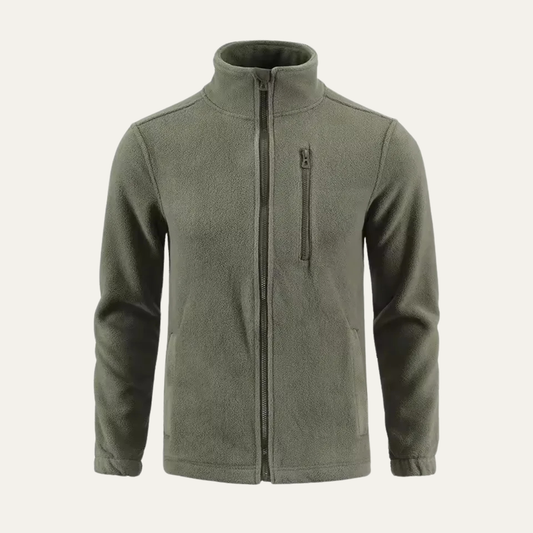Warm Men's Full Zip Fleece Jacket - OutfitLondon