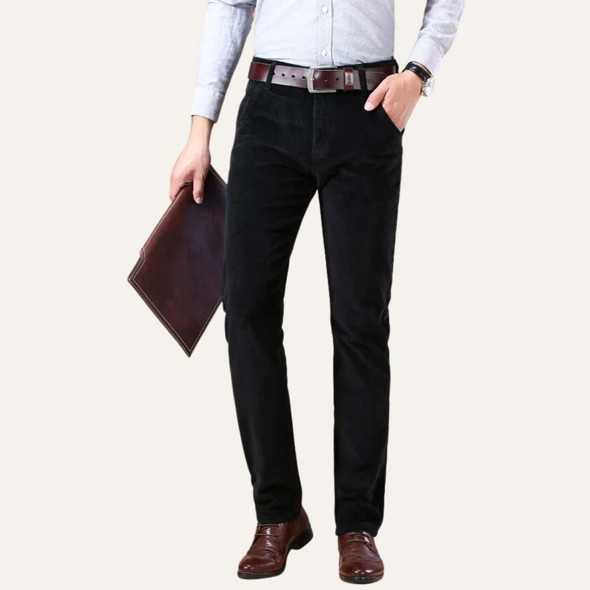 Stylish Men's Traditional Corduroy Pants