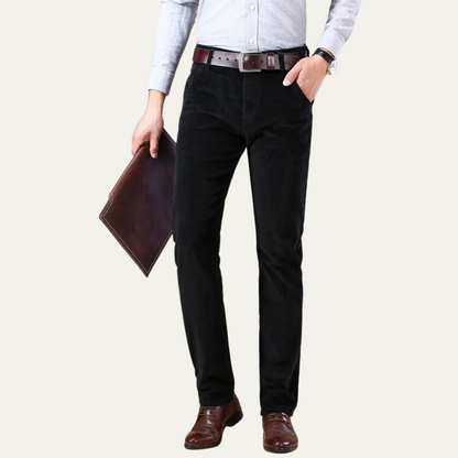 Stylish Men's Traditional Corduroy Pants