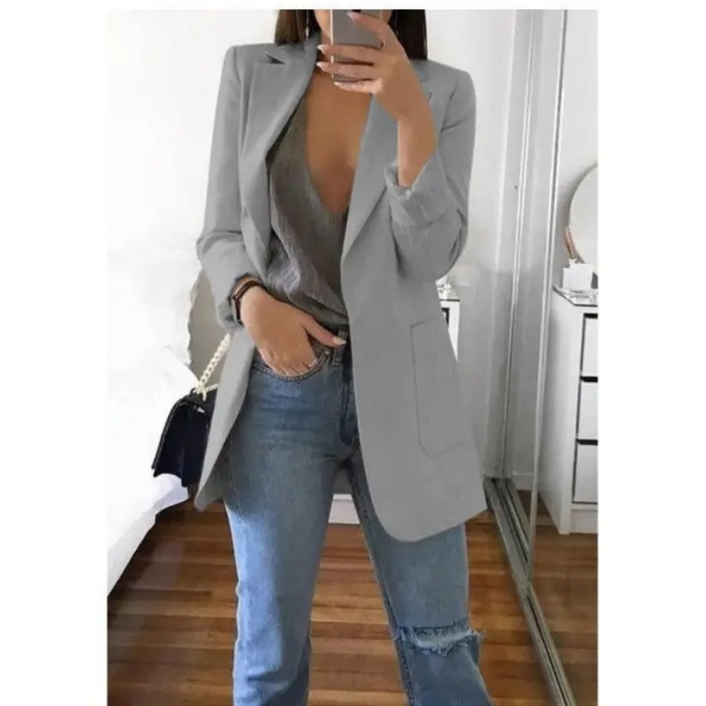 Classic Tan Women's Trench Blazer