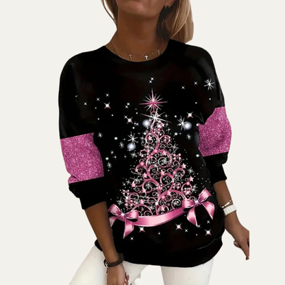 Women's Festive Holiday Tree Sweatshirt