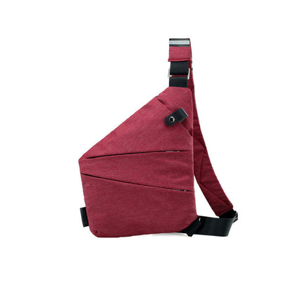 Secure Crossbody Travel Bag With Hidden Pockets