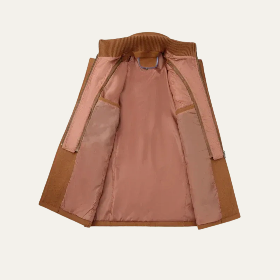 Warm Waterproof Parka Style Long Coat for Men
