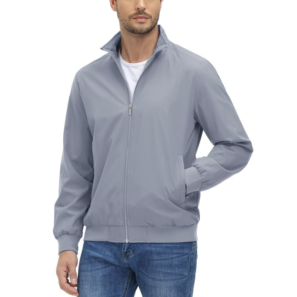 Comfortable Men's Slim Fit Bomber Jacket
