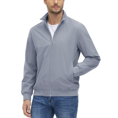 Comfortable Men's Slim Fit Bomber Jacket