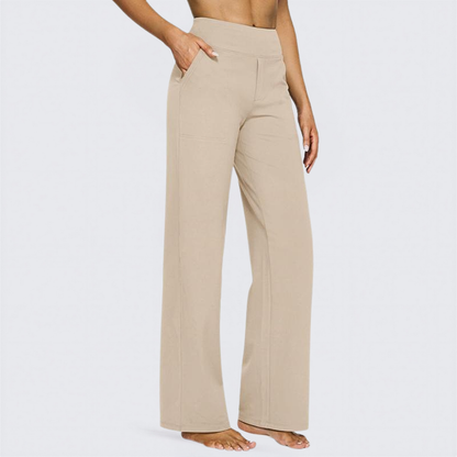 Relaxed Fit High Waist Yoga Pants for Women