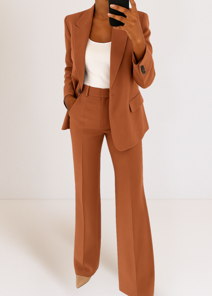 Chic Two Piece Ladies Business Suit