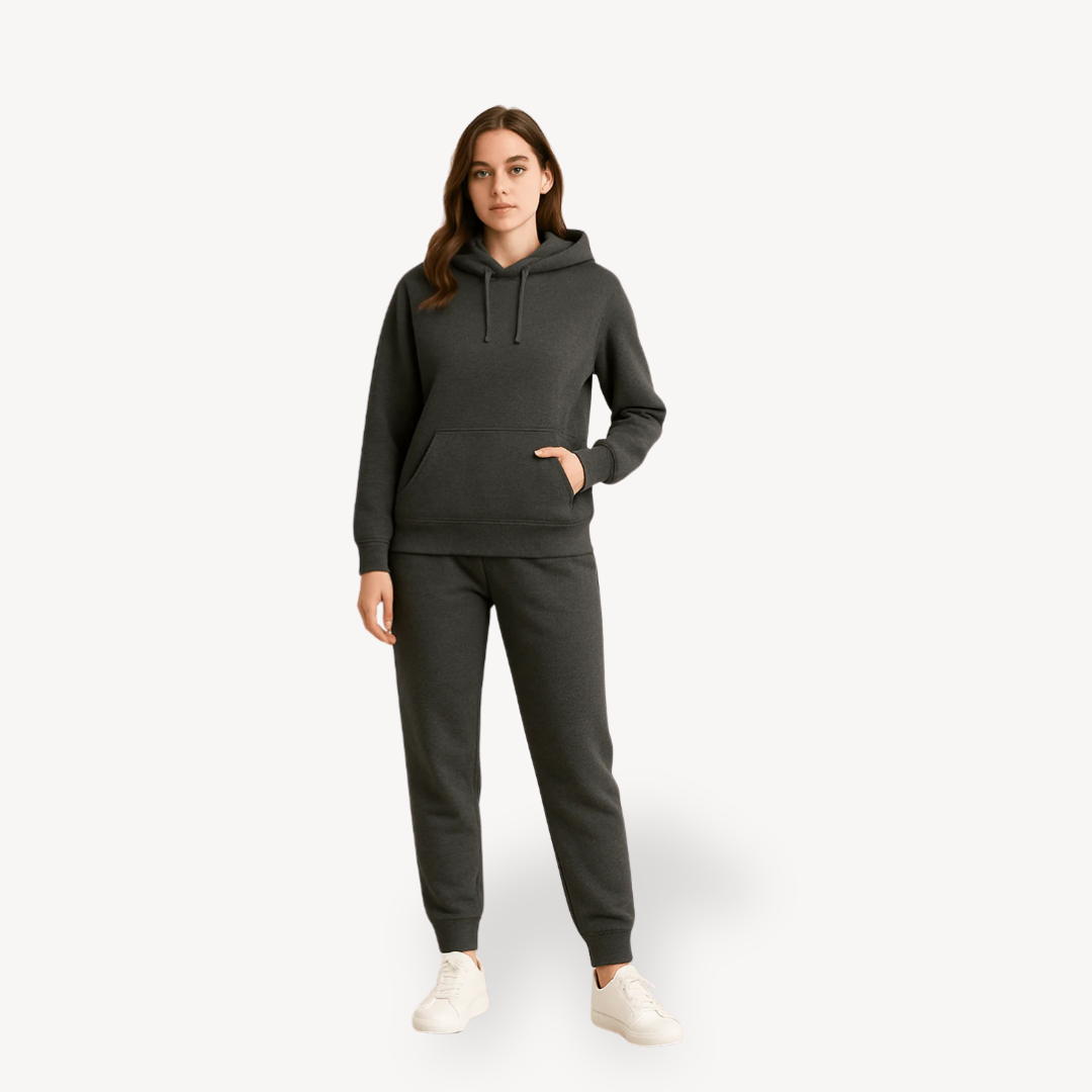 Comfy Cotton Sweatpants Hoodie Set