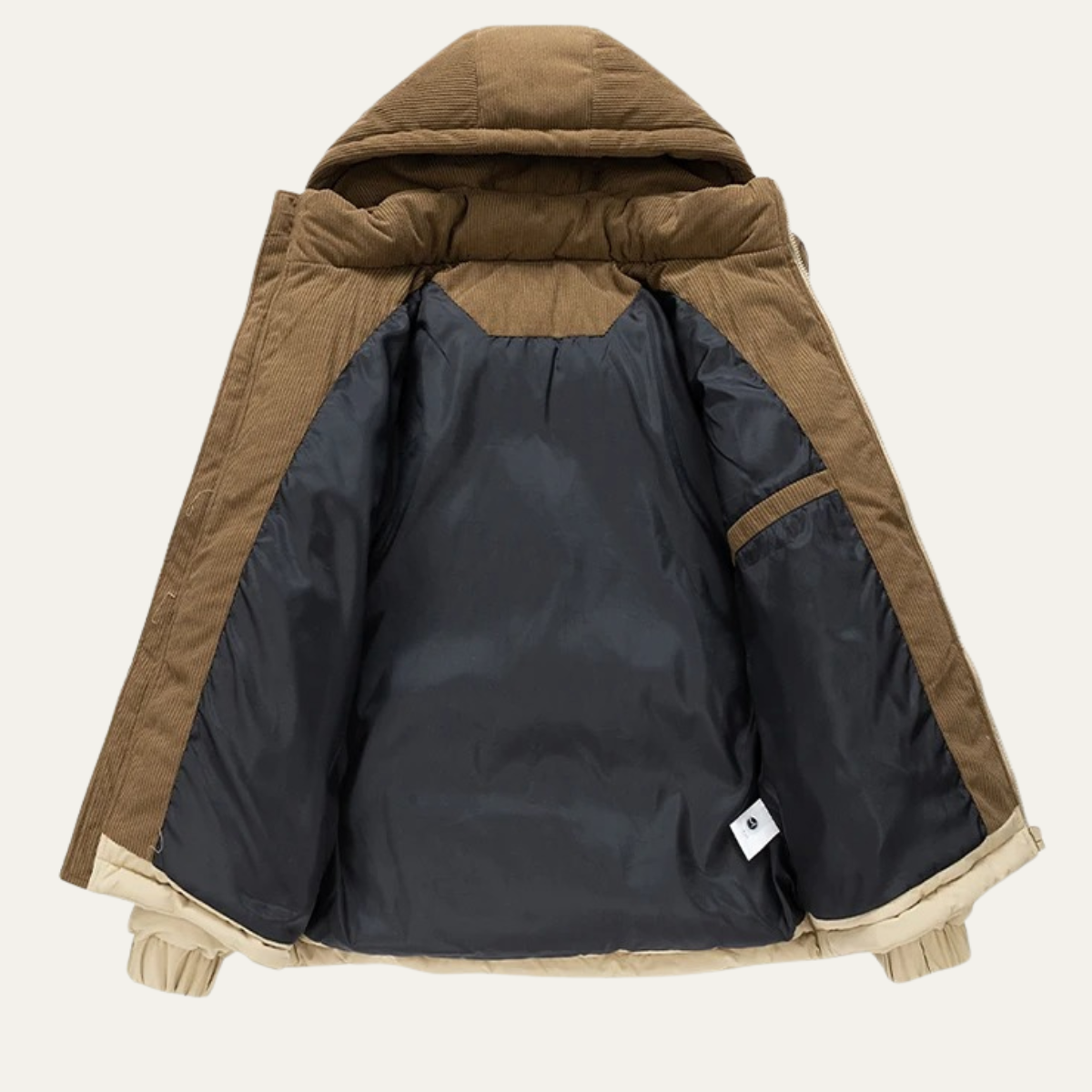 Insulated Men's Quilted Puffer Winter Coat