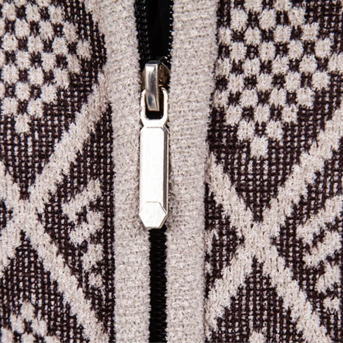 Stylish Mens Patterned Knit Blazer Jacket