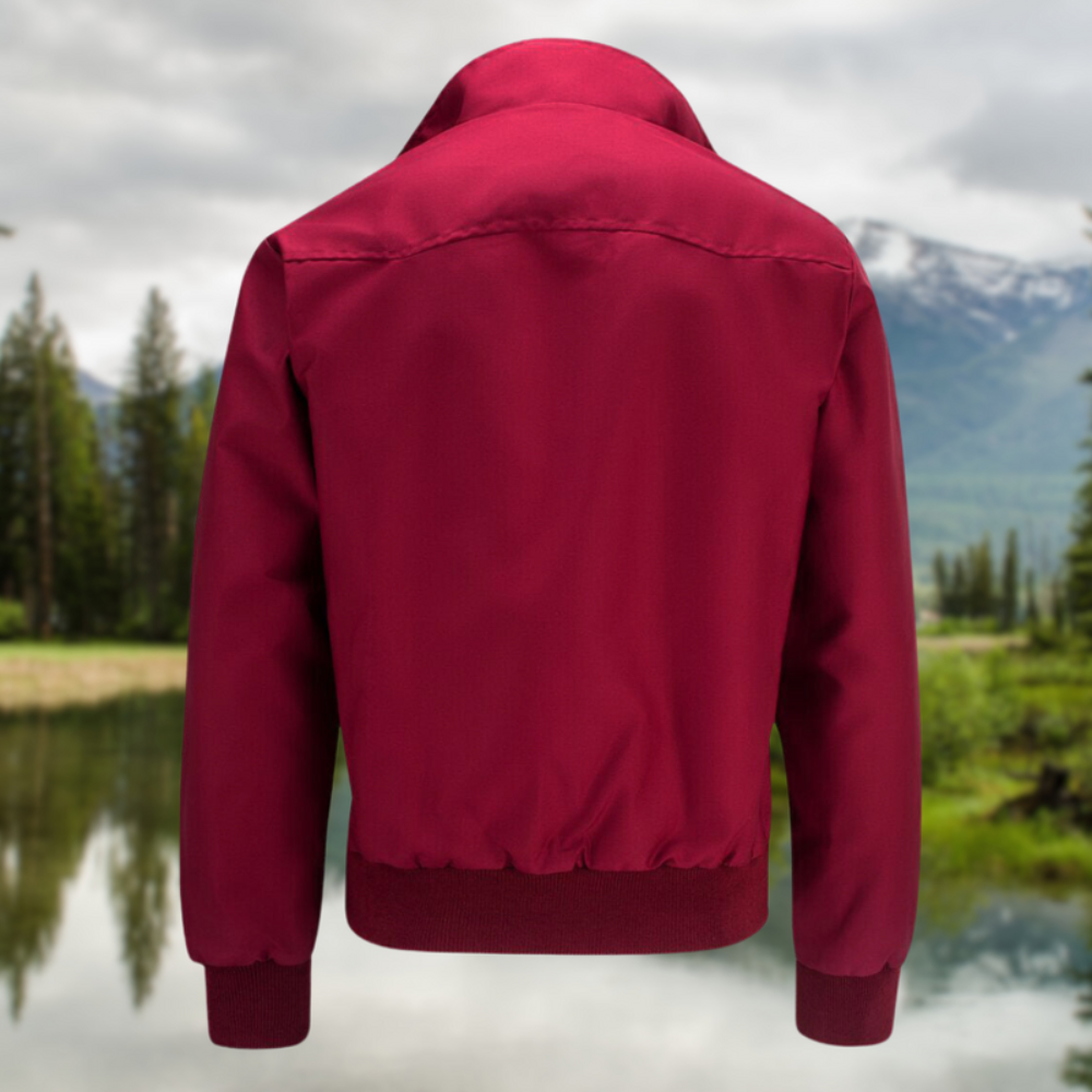 Men's Vintage Zip Up Bomber Jacket