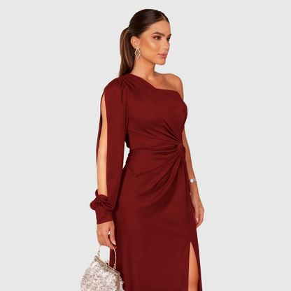 Elegant Single Shoulder Formal Dress