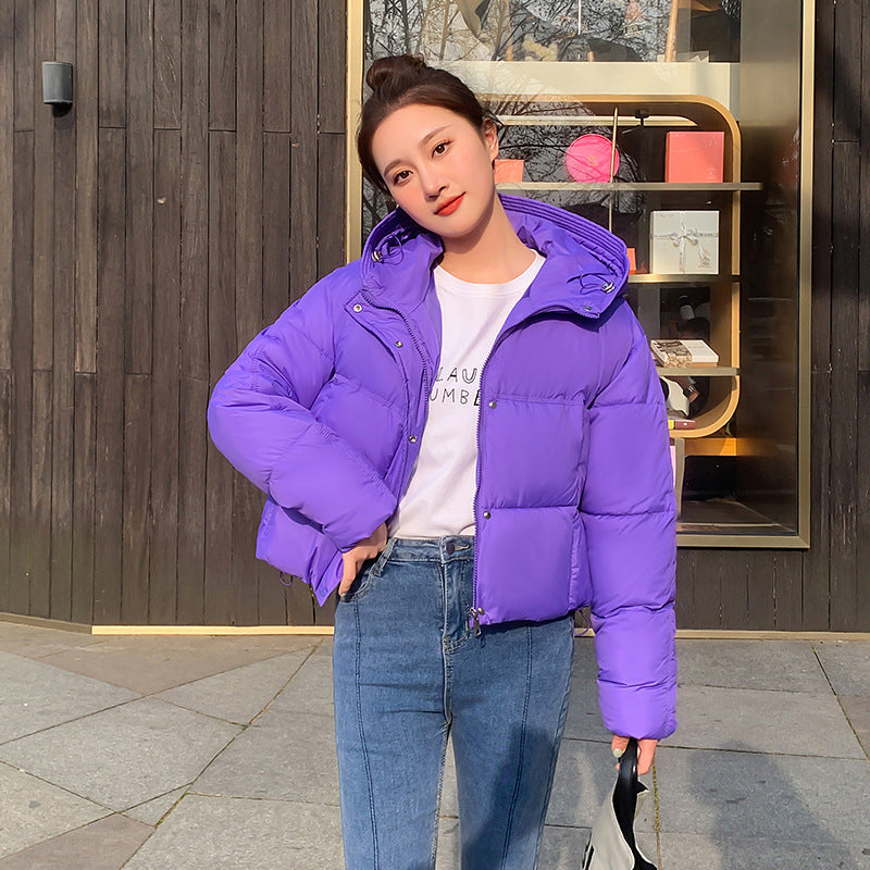 Soft Lightweight Ladies Short Parka Coat