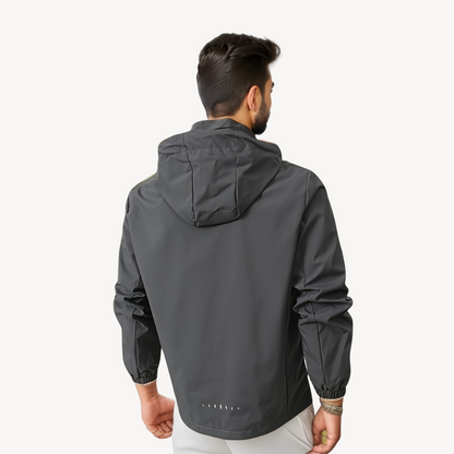 Men's Waterproof Zip Up Hooded Jacket