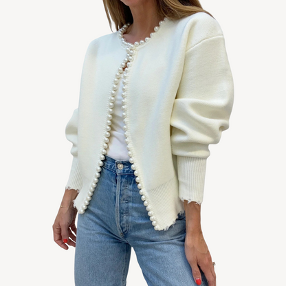Ladies Soft Cardigan with Button Detail