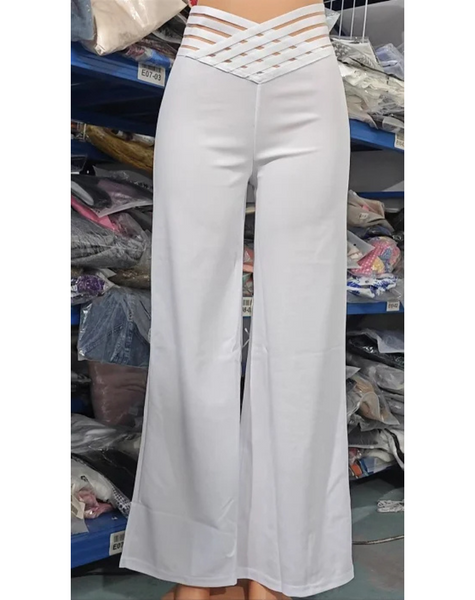 Women's Soft High Waist Flare Leg Pants