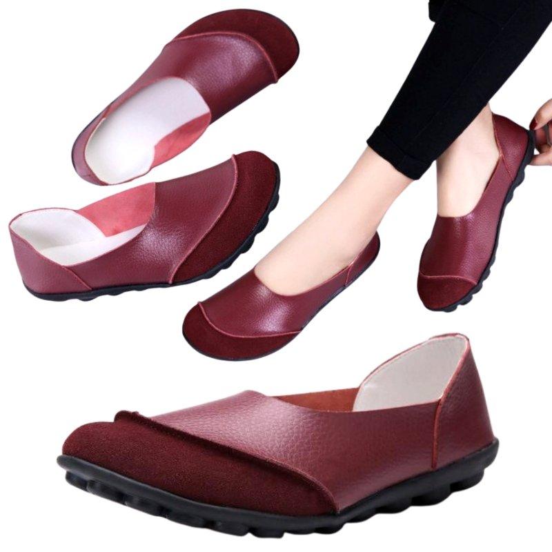 Women's Lofors Loafers Moccasins Soft Leather Flats