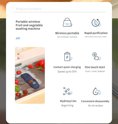 Protable Fruit Vegetable Washing Machine