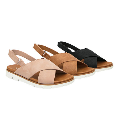Zealbonn™ Elastic Flat Bunion Protective Wide Sandals