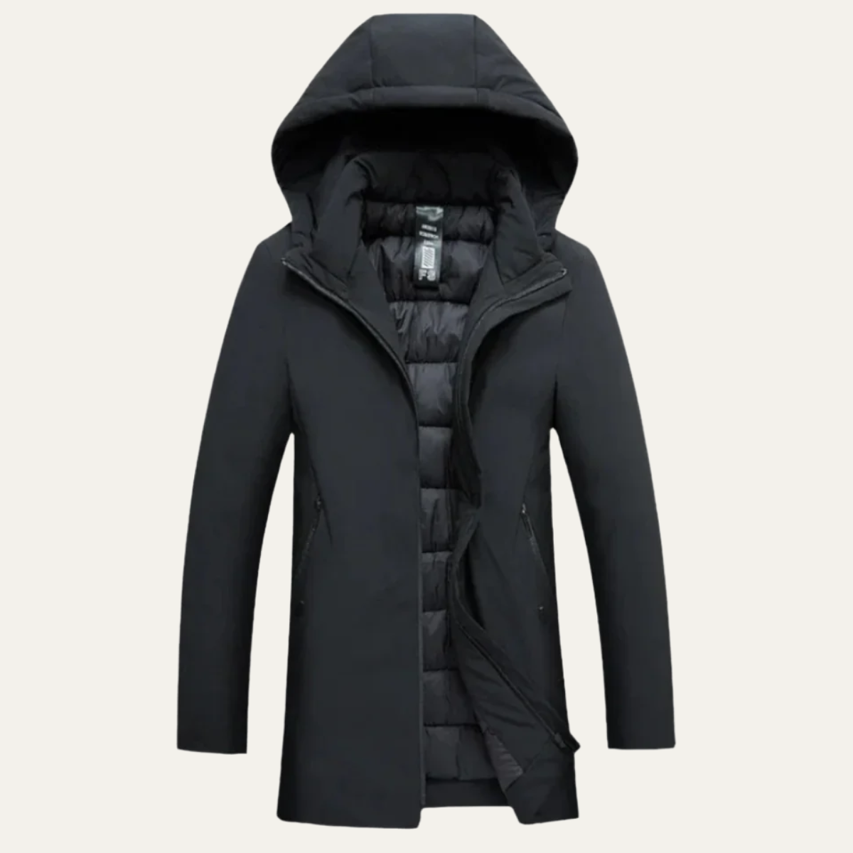 Waterproof Men's Winter Parka Coat with Hood