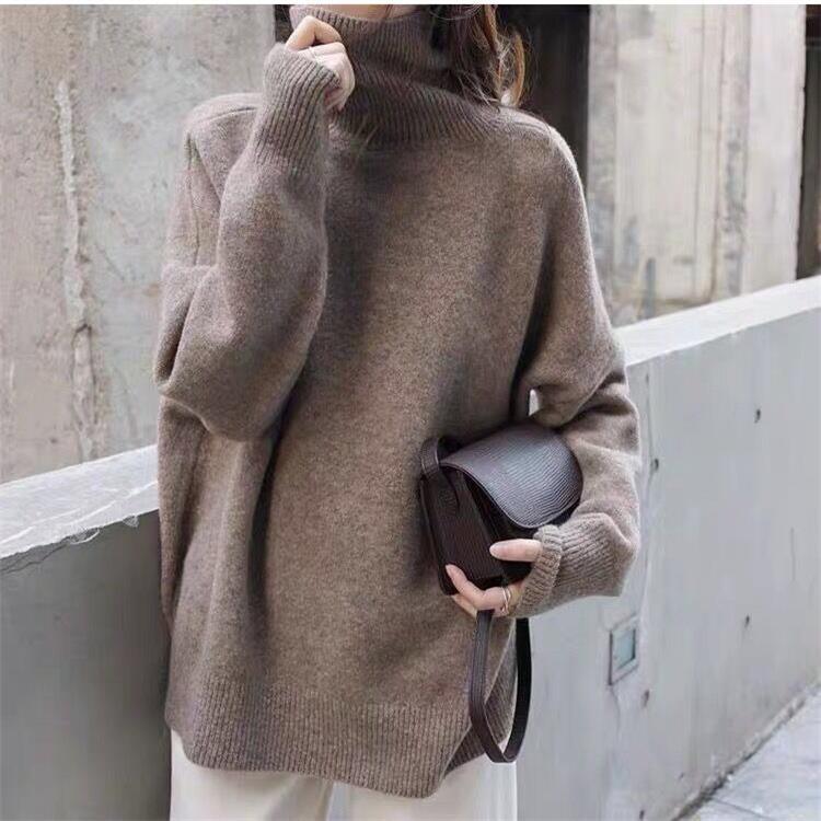 Relaxed Fit Turtleneck Jumper