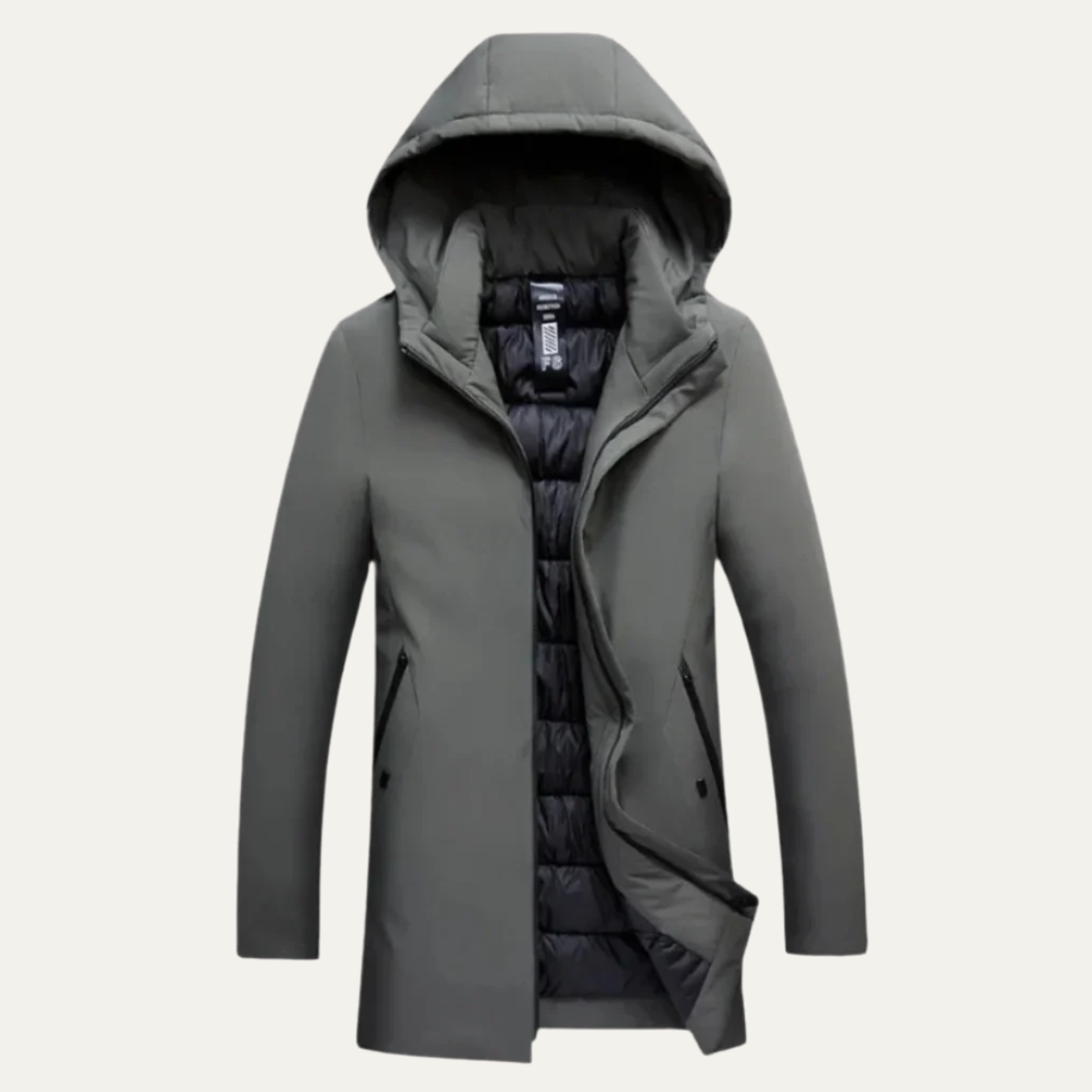 Waterproof Men's Winter Parka Coat with Hood - OutfitLondon