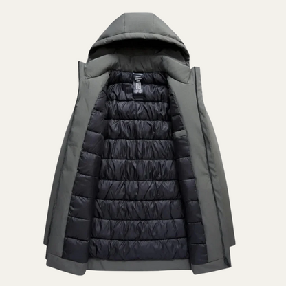 Waterproof Men's Winter Parka Coat with Hood