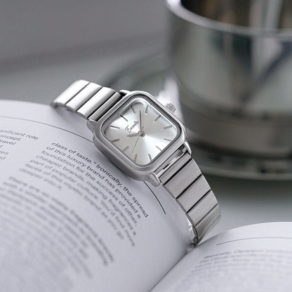 Thin Silver Ladies Watch
