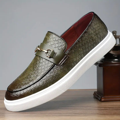 Comfortable Orthopedic Leather Slip On Shoes