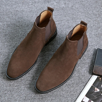 Leather Smart Dress Chelsea Ankle Boots for Men