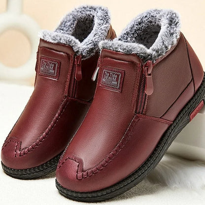 Insulated Women's Snow Boots Waterproof Ankle Boots - OutfitLondon