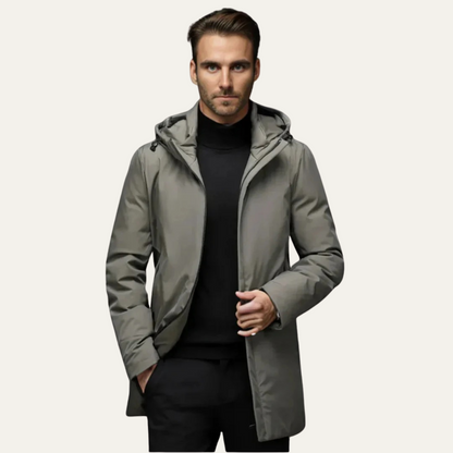 Waterproof Men's Winter Parka Coat with Hood