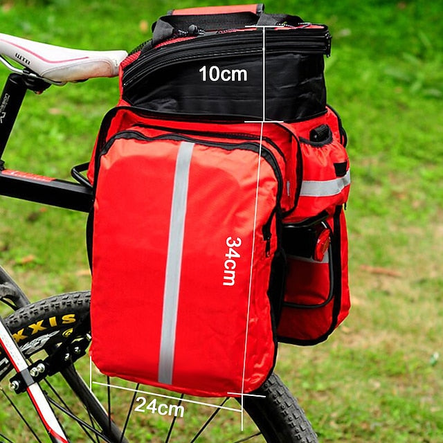 Bike Panniers Bag Bike Rack Bag Large Capacity Waterproof Adjustable
