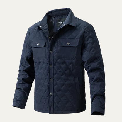 Slim Fit Men's Quilted Padded Lightweight Jacket