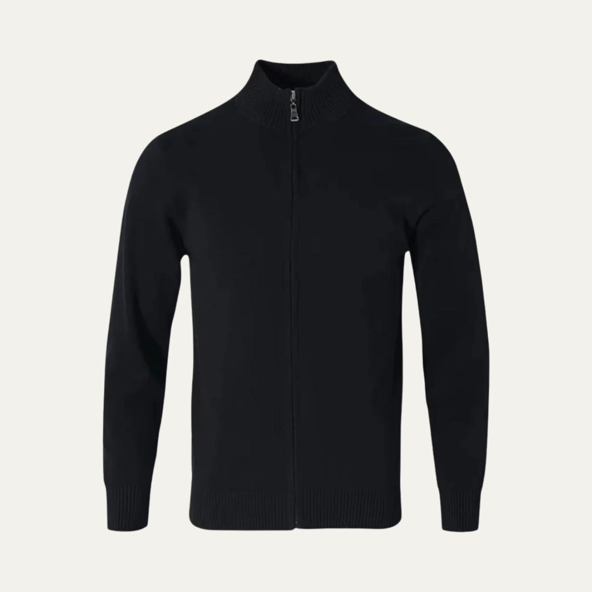 Premium Mens Cashmere Zip Up Sweater